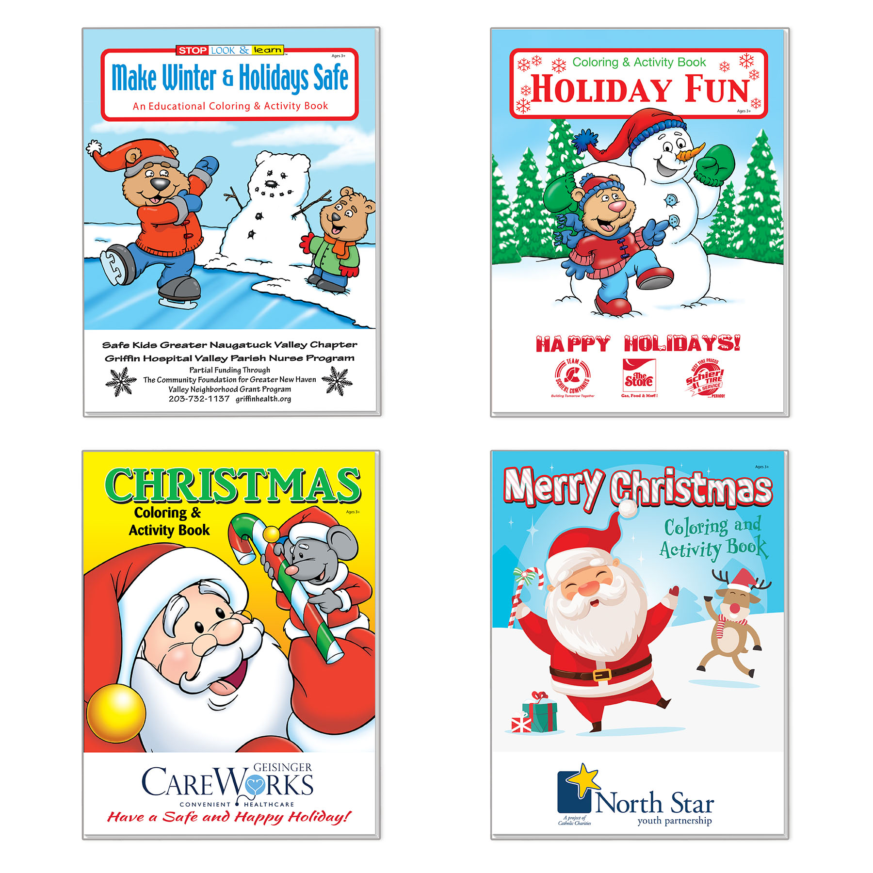 Picture of Holiday Themed Coloring & Activity Books