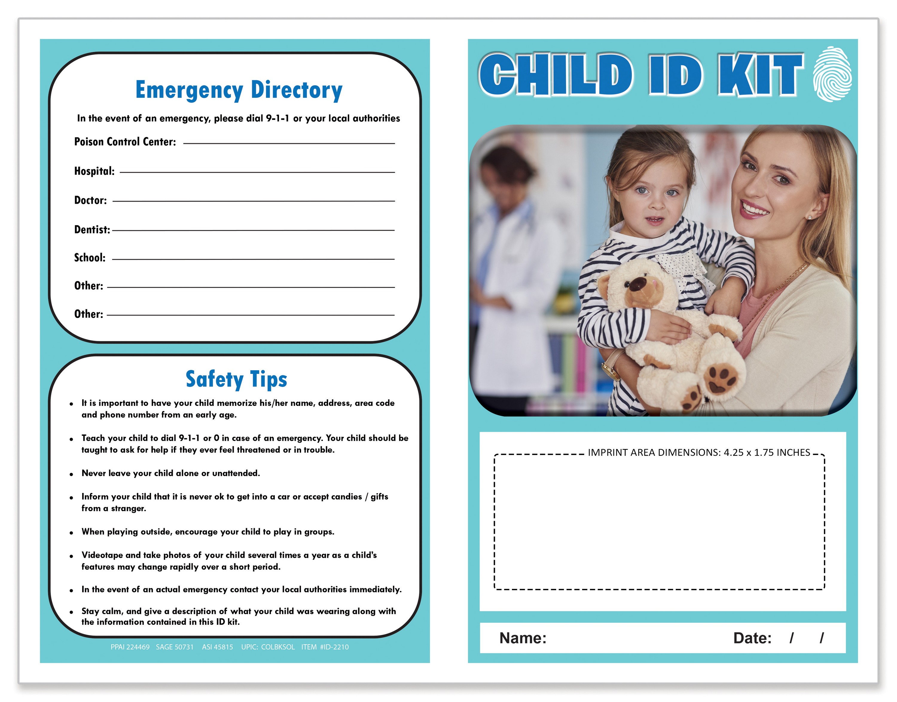 Picture of Child ID Safety Kit - Healthcare