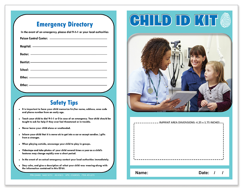 Picture of Child ID Safety Kit - Healthcare