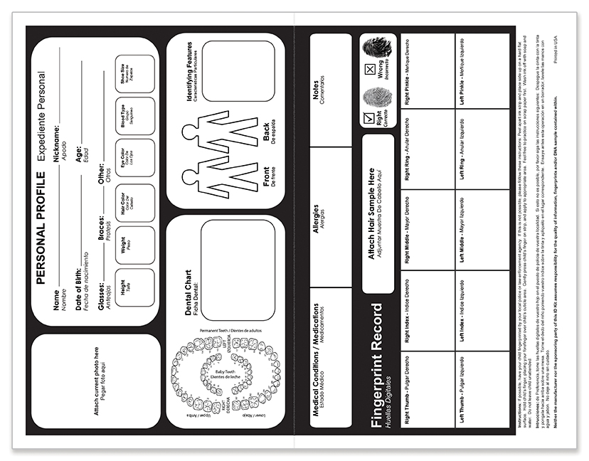 Picture of Child ID Safety Kit - Healthcare