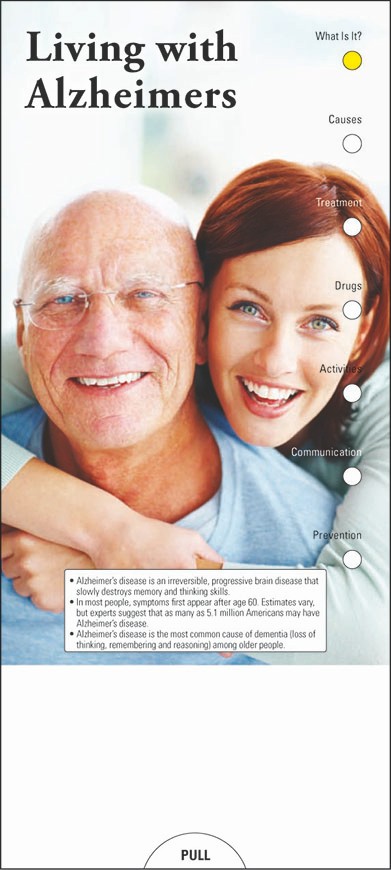 Picture of Living With Alzheimer's Slide Chart