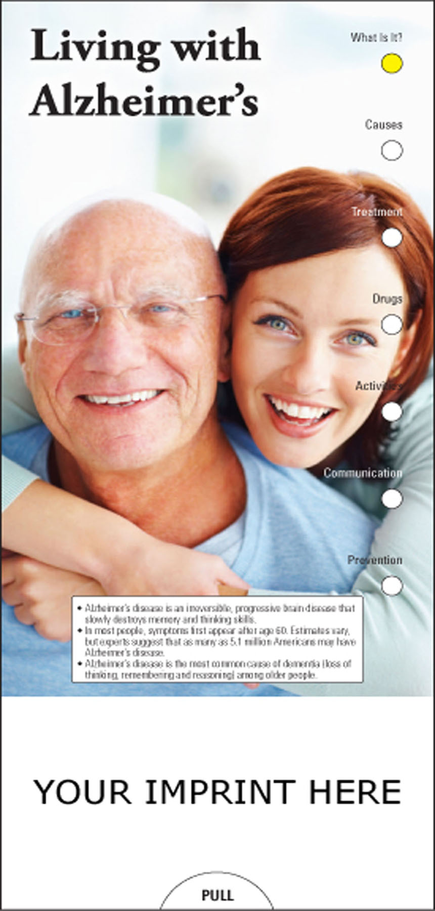 Picture of Living With Alzheimer's Slide Chart
