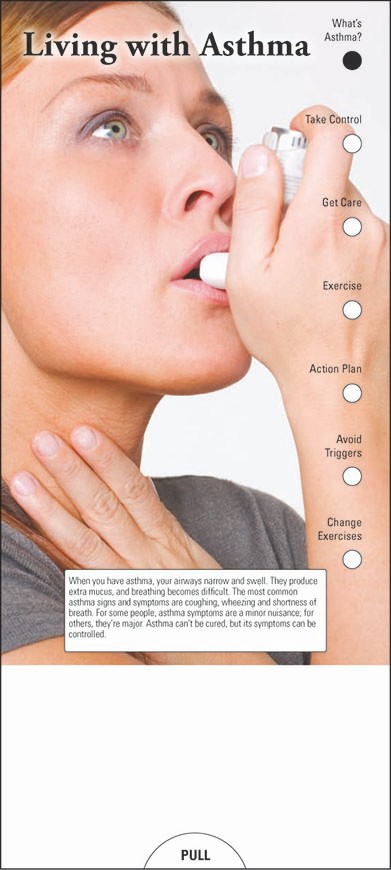 Picture of Living with Asthma Slide Chart