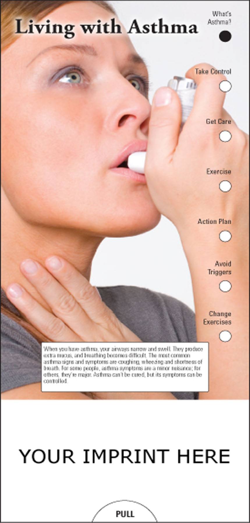 Picture of Living with Asthma Slide Chart