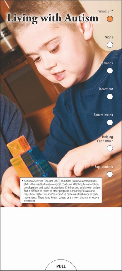 Picture of Living with Autism Slide Chart