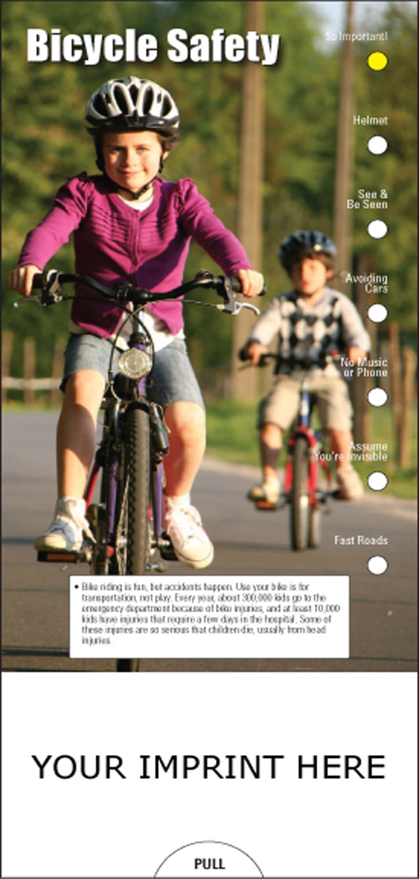 Picture of Bicycle Safety Slide Chart