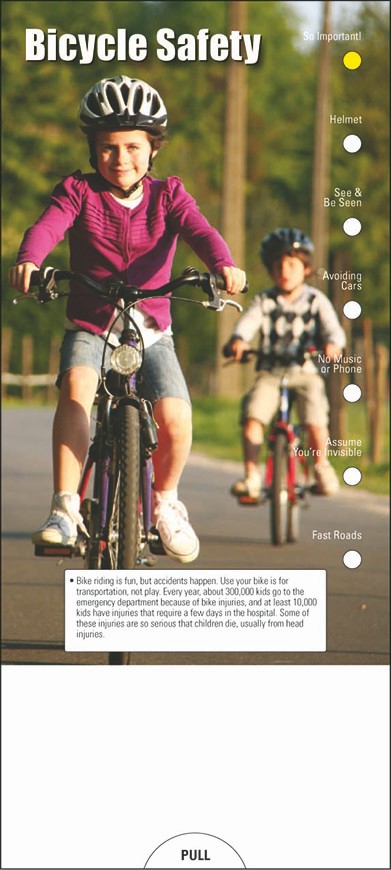 Picture of Bicycle Safety Slide Chart