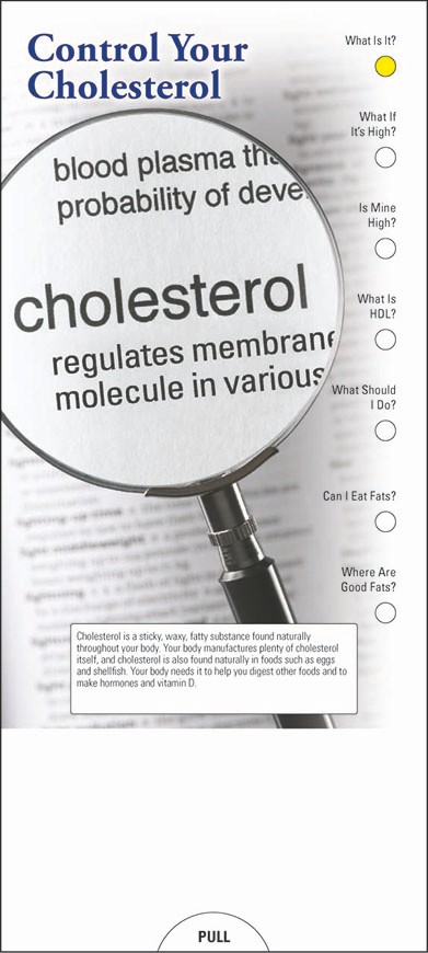 Picture of Control Your Cholesterol Slide Chart