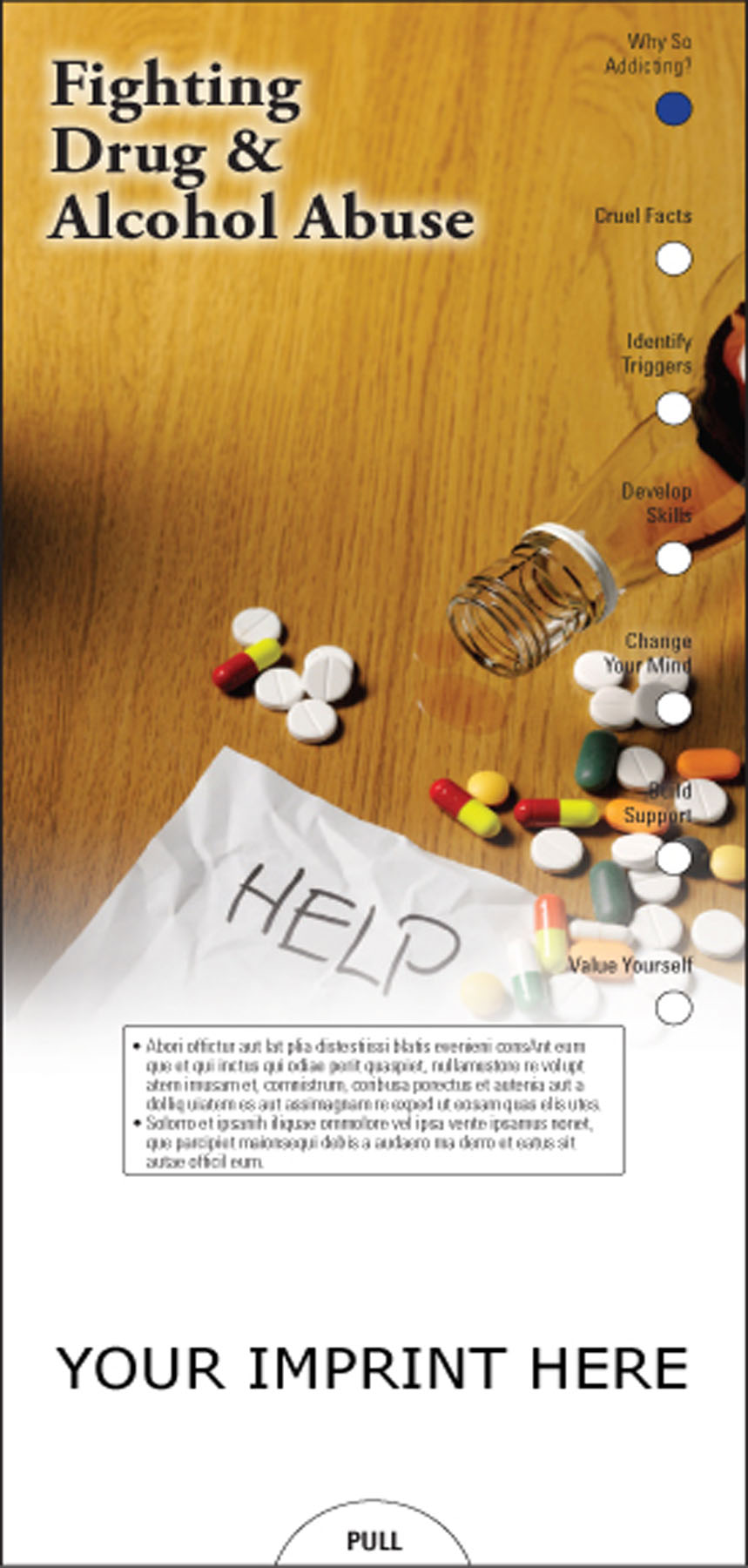 Picture of Fighting Drug & Alcohol Abuse Slide Chart