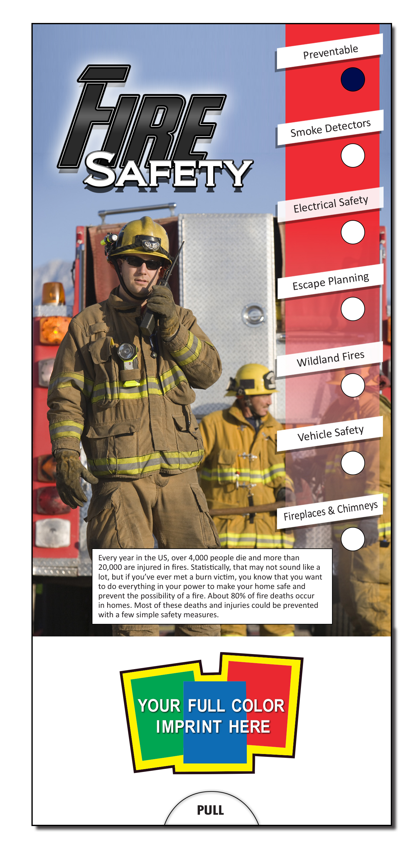 Picture of Fire Safety Slide Chart