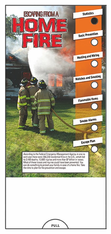 Picture of Escaping From A Home Fire Slide Chart