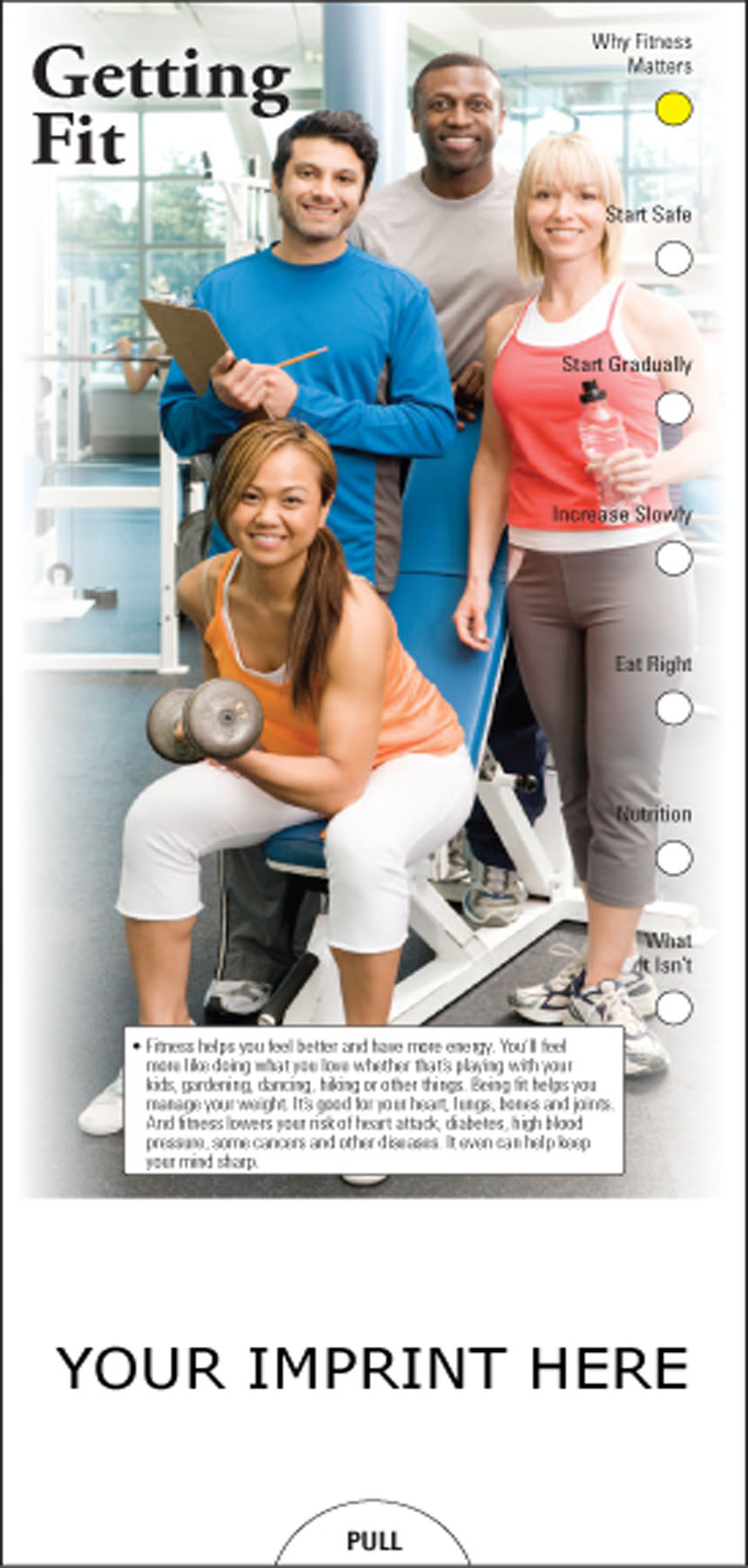 Picture of Getting Fit Slide Chart