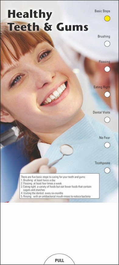 Picture of Healthy Teeth & Gums Slide Chart