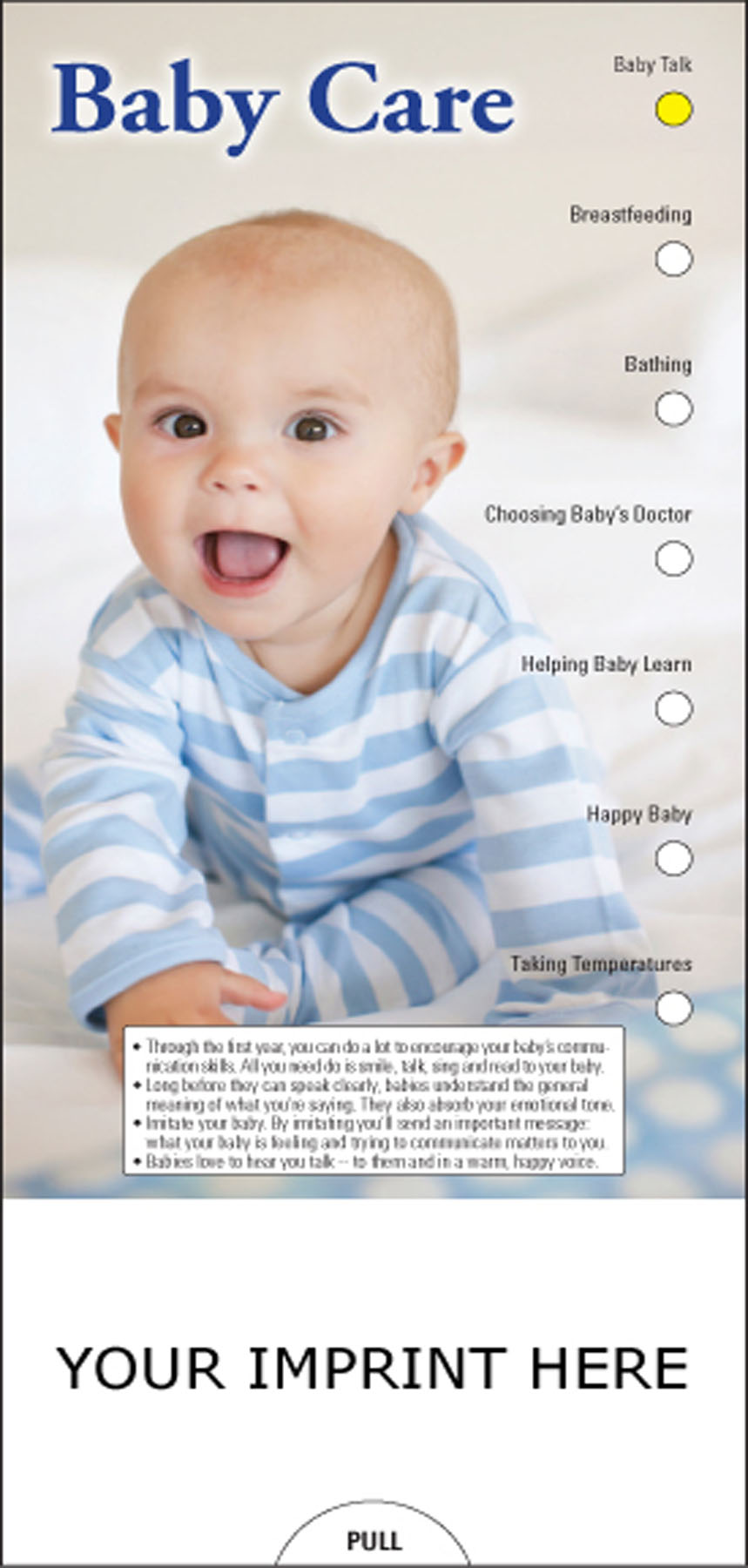 Picture of Baby Care Slide Chart