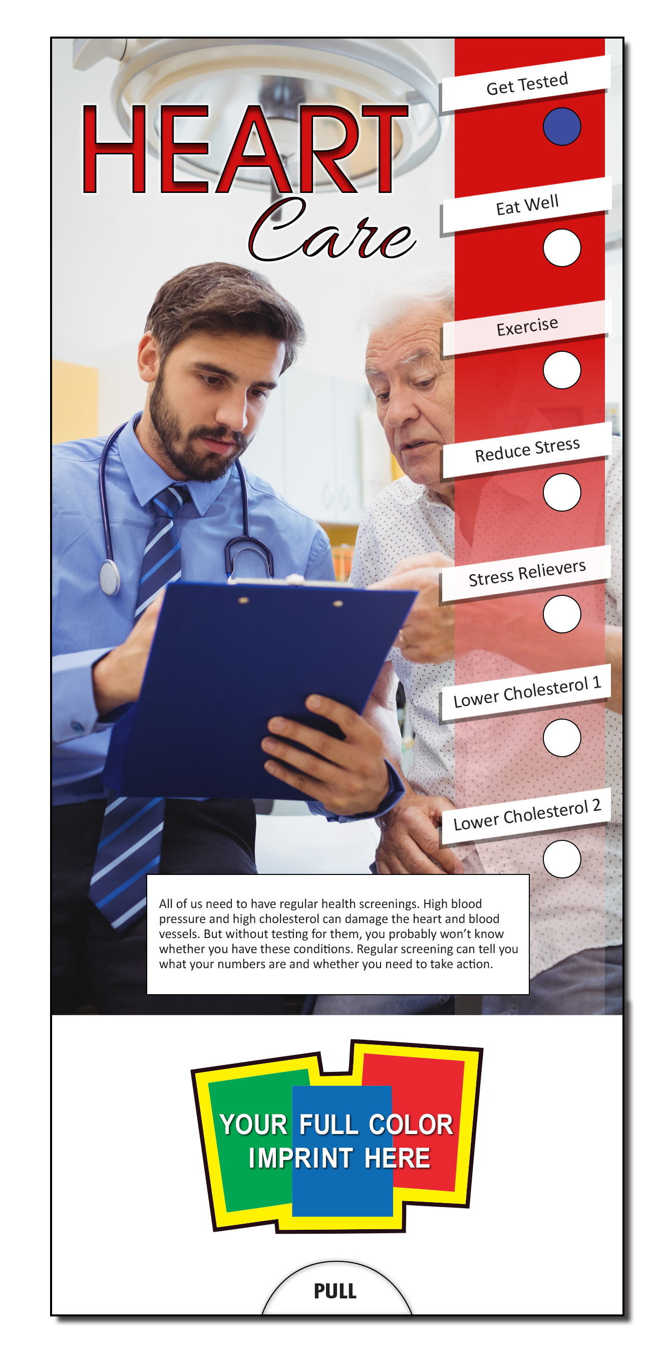 Picture of Heart Care Slide Chart