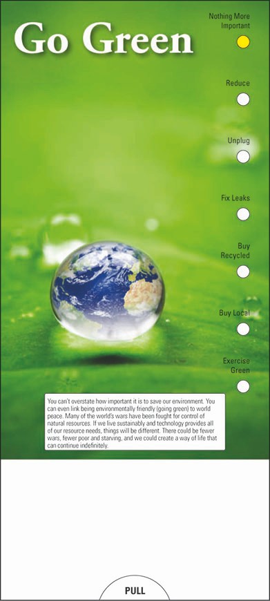 Picture of Go Green Slide Chart