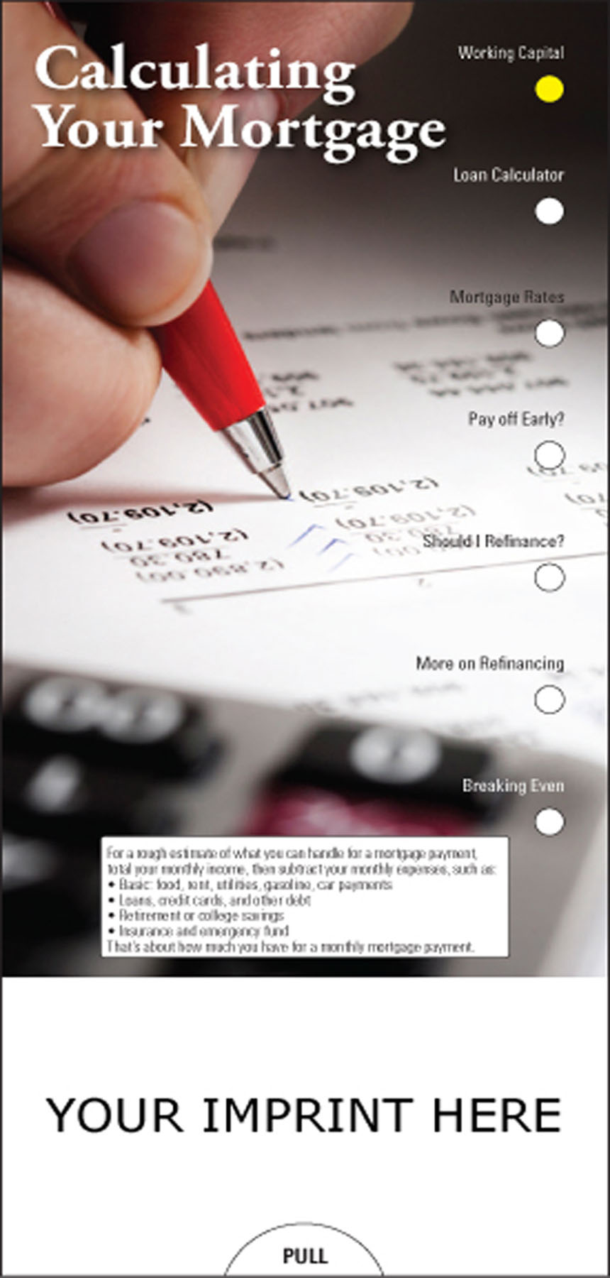 Picture of Calculating Your Mortgage Slide Chart