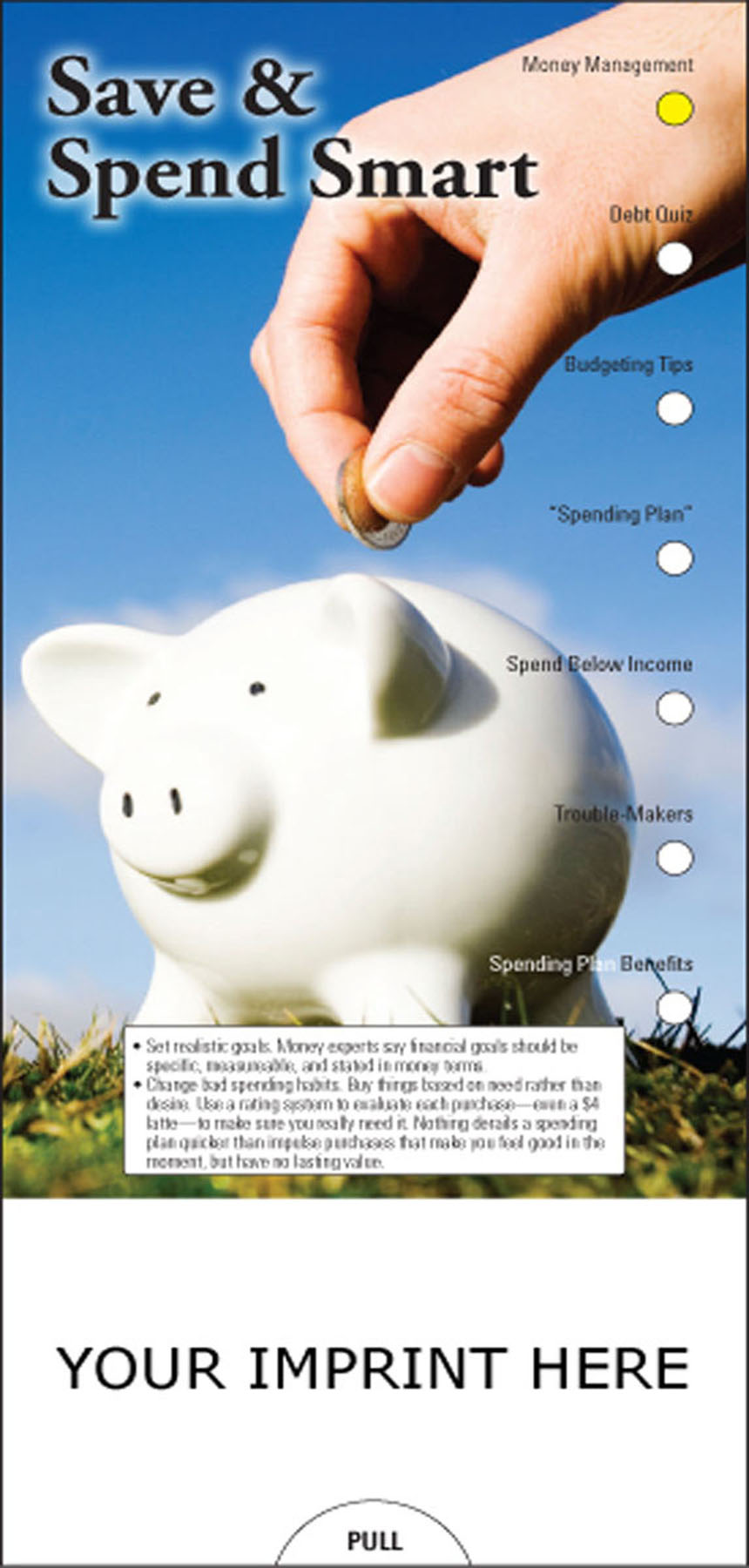Picture of Save & Spend Smart Slide Chart