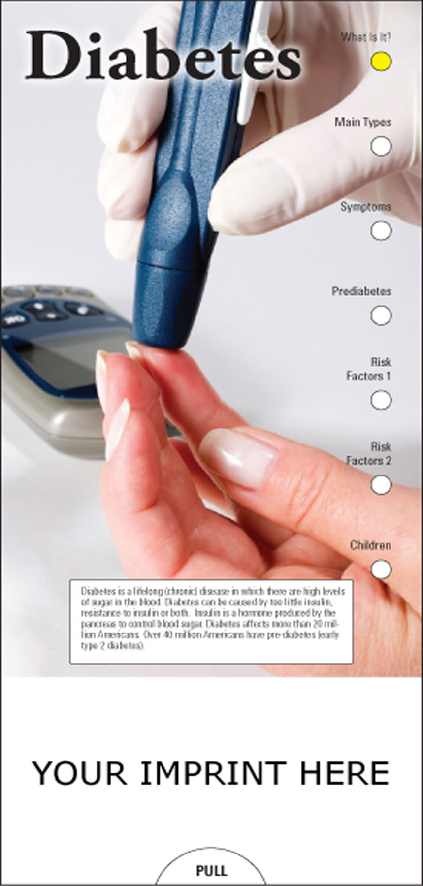 Picture of Diabetes Slide Chart