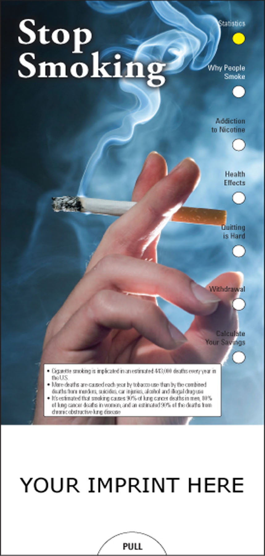 Picture of Stop Smoking Slide Chart