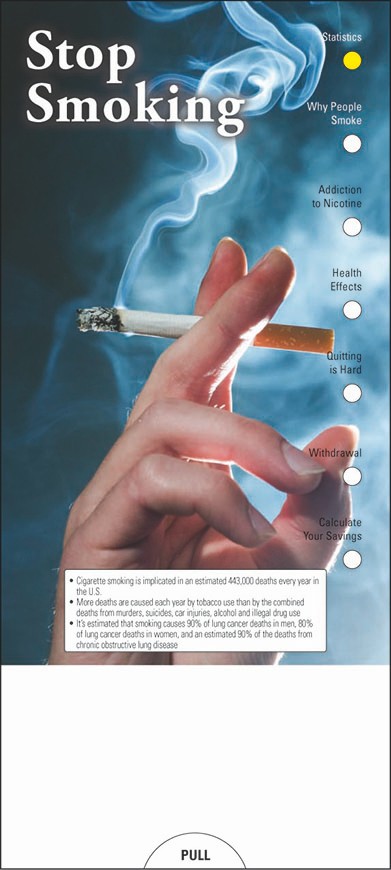 Picture of Stop Smoking Slide Chart