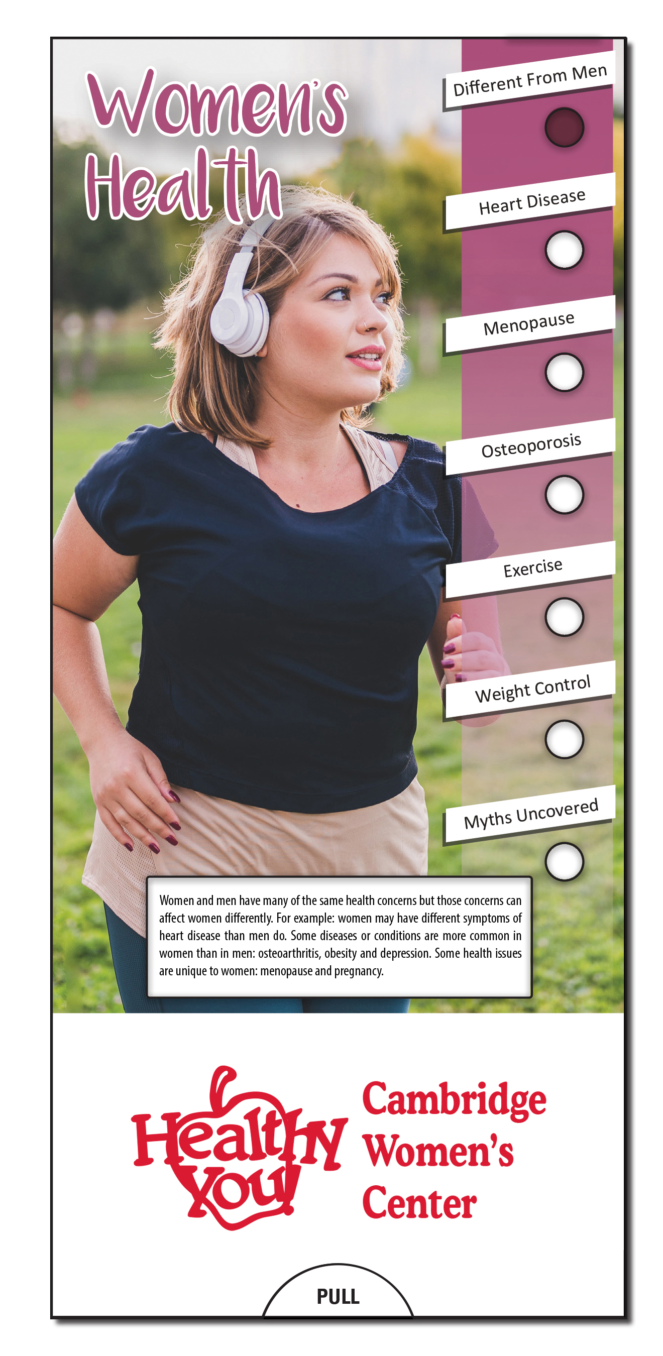Picture of Women's Health Slide Chart
