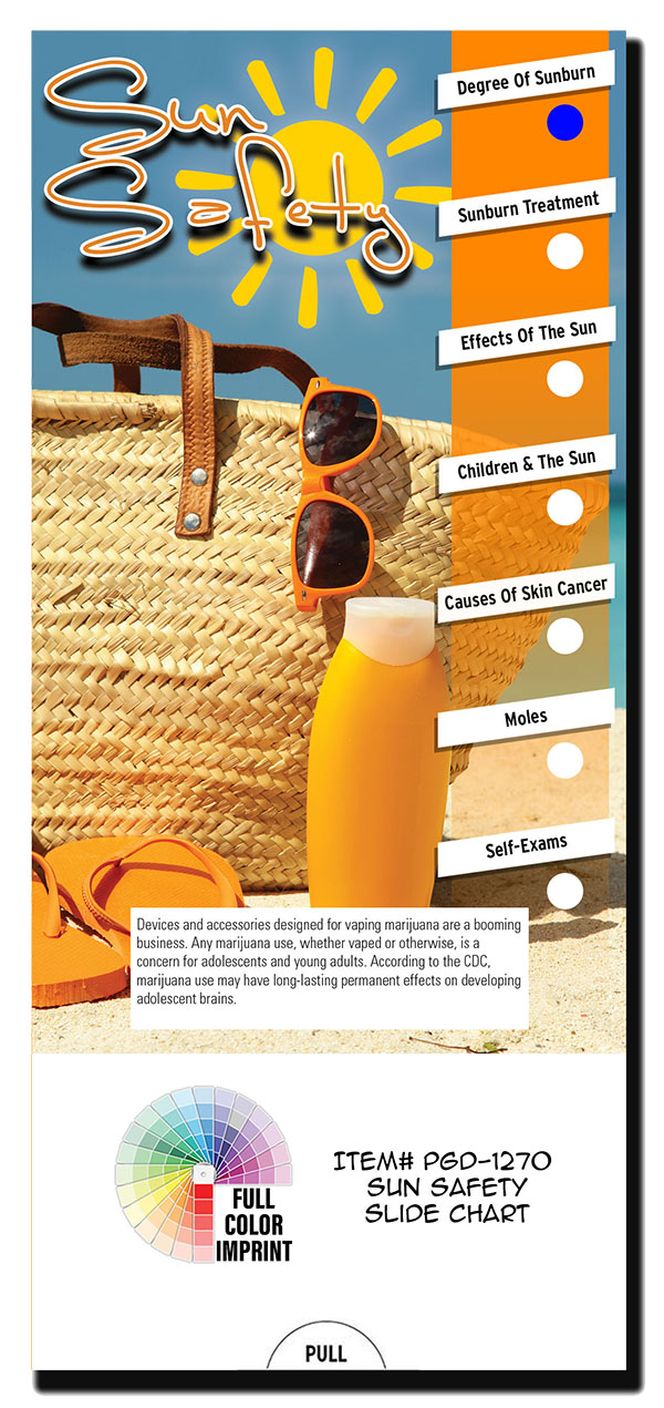 Picture of Sun Safety Slide Chart