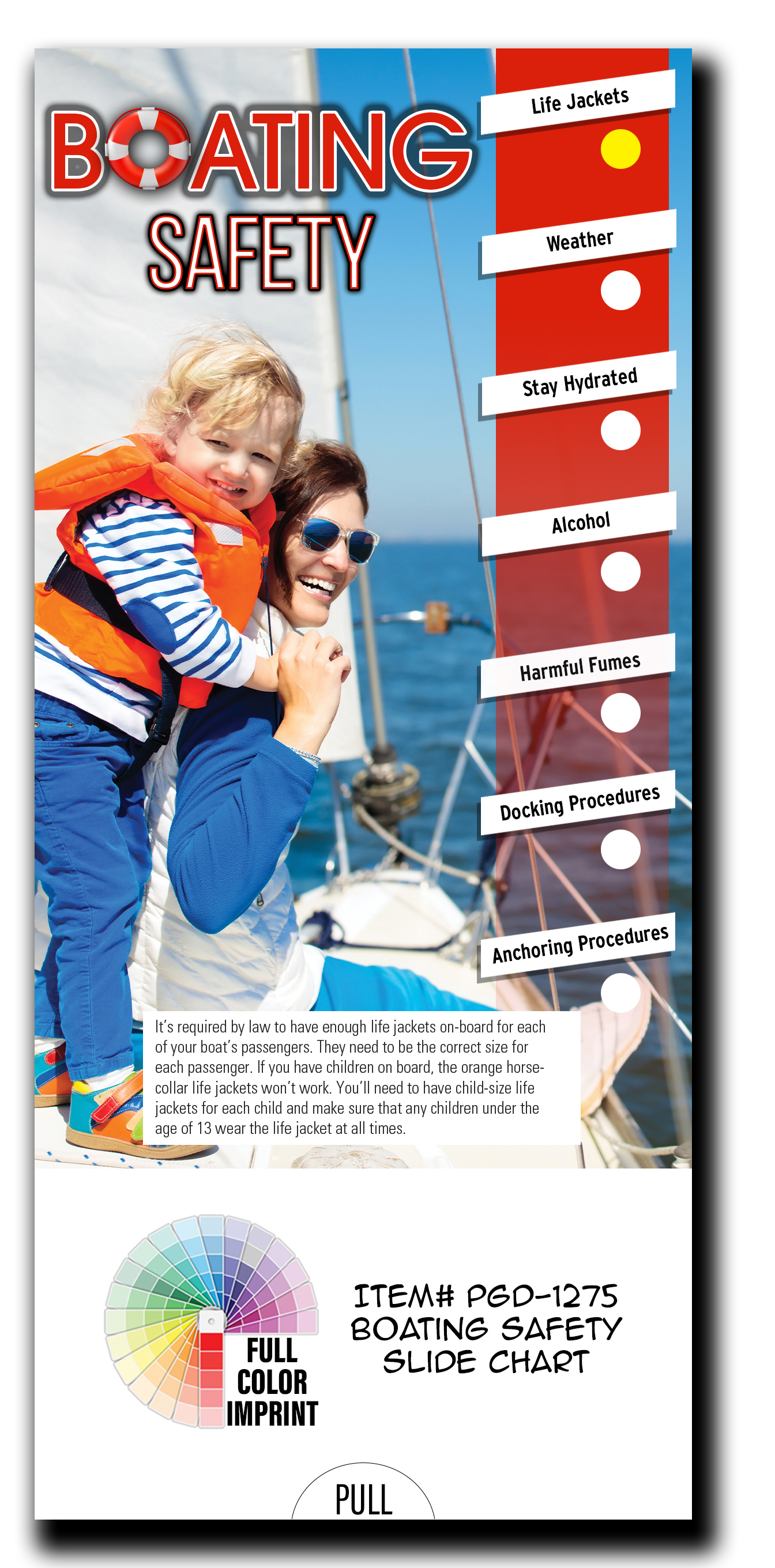 Picture of Boating Safety Slide Chart