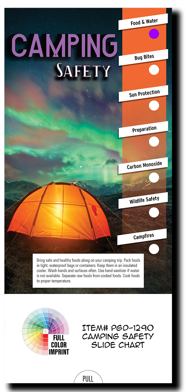 Picture of Camping Safety Slide Chart