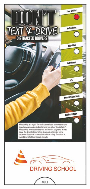 Picture of Don't Text and Drive Slide Chart