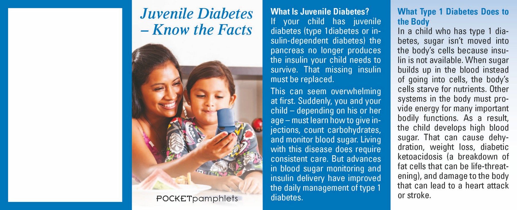 Picture of Juvenile Diabetes Pocket Pamphlet