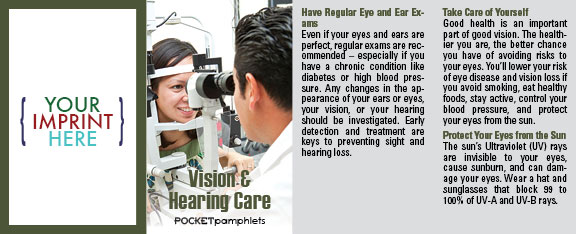 Picture of Vision & Hearing Care Pocket Pamphlet