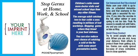 Picture of Stop Germs at Home, Work & School Pocket Pamphlet