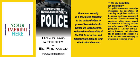Picture of Homeland Security Pocket Pamphlet