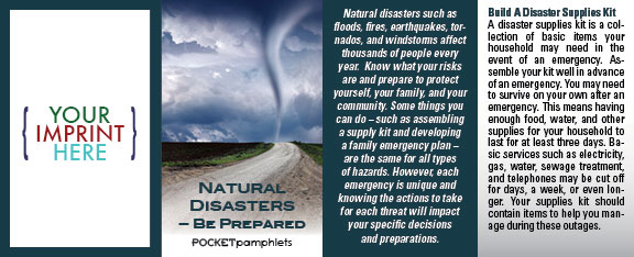 Picture of Natural Disasters - Be Prepared Pocket Pamphlet