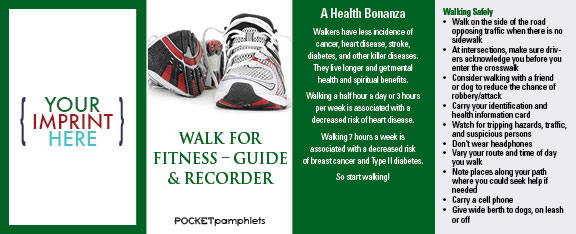 Picture of Walk For Fitness - Guide & Recorder Pocket Pamphlet