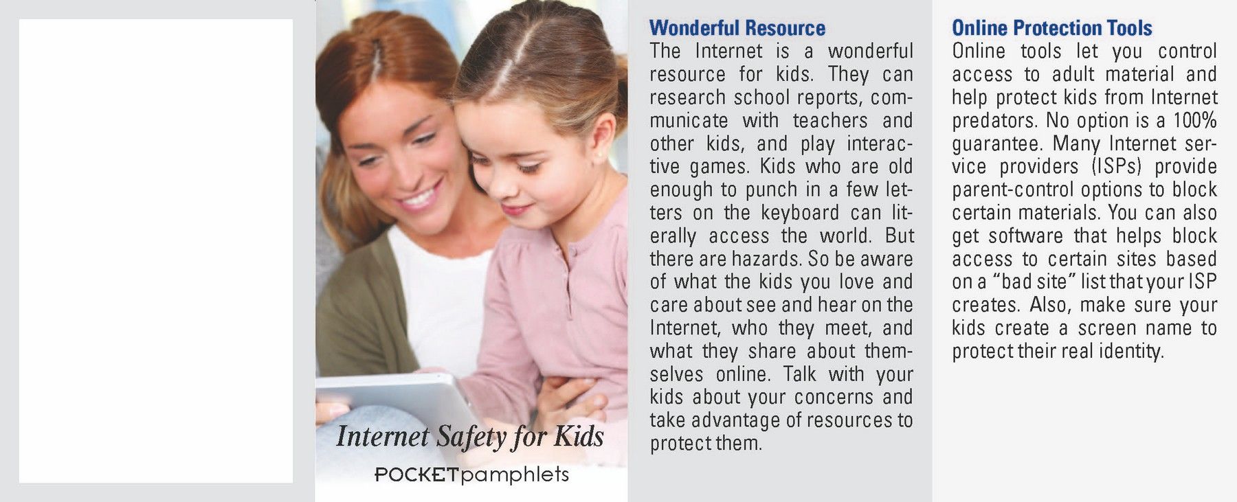 Picture of Internet Safety for Kids Pocket Pamphlet