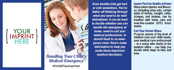 Picture of Handling Your Child's Medical Emergency Pocket Pamphlet