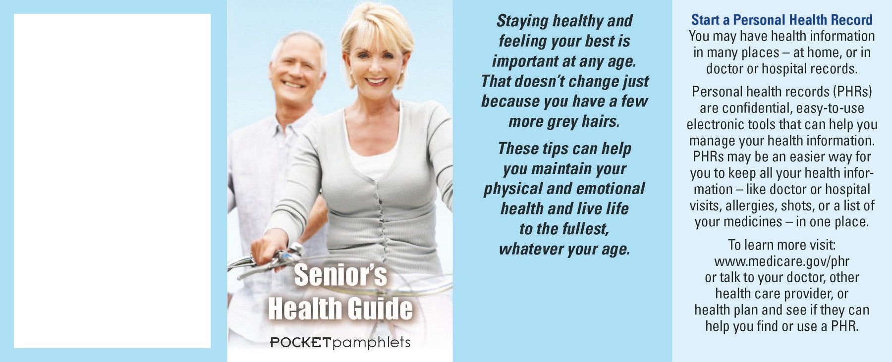 Picture of Senior's Health Guide Pocket Pamphlet