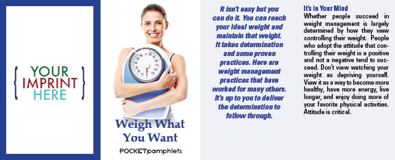 Picture of Weigh What You Want Pocket Pamphlet