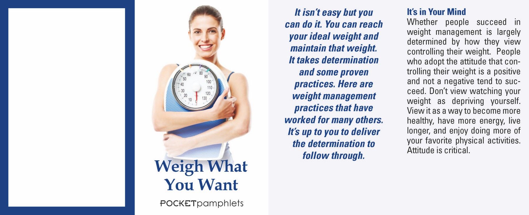 Picture of Weigh What You Want Pocket Pamphlet