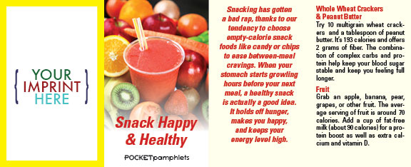 Picture of Snack Happy & Healthy Pocket Pamphlet