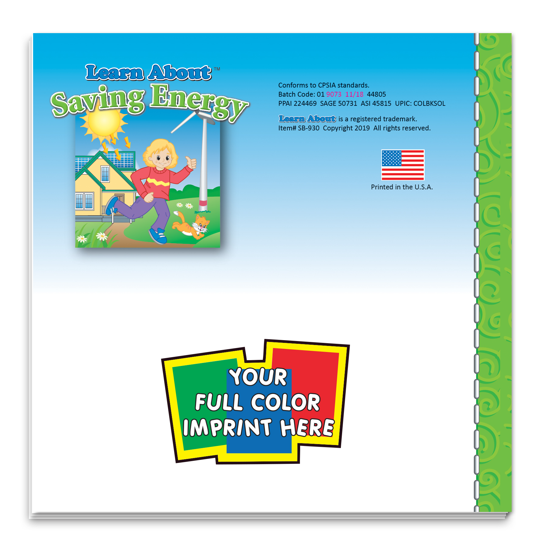 Picture of Storybook - Learn About Saving Energy