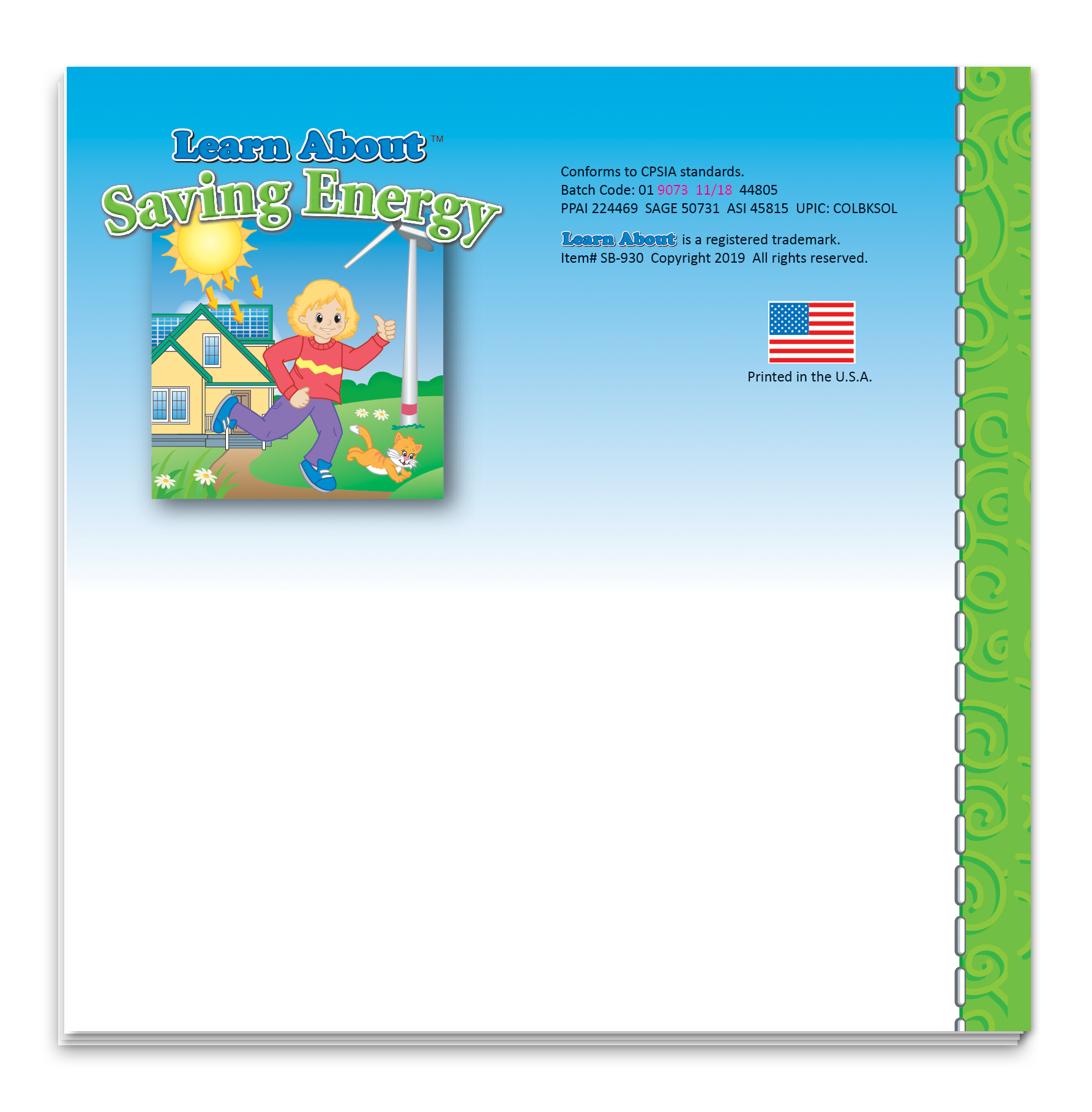 Picture of Storybook - Learn About Saving Energy