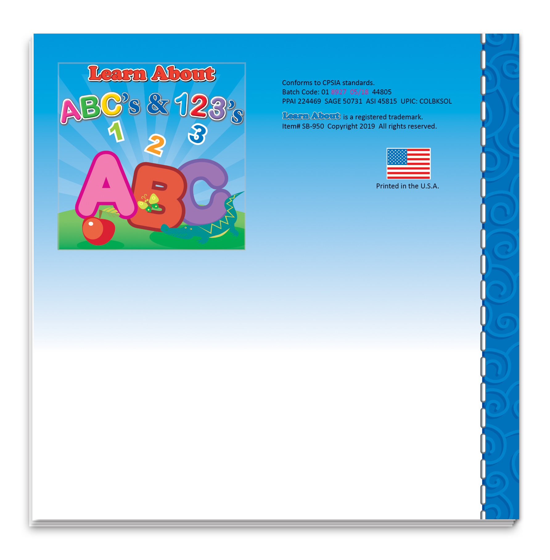 Picture of Storybook - Learn About ABCs & 123s