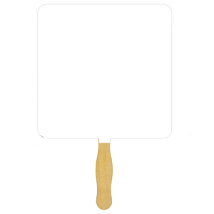 Picture of Square Sandwiched Hand Fan (2 Side/ Four Color Process Imprint)