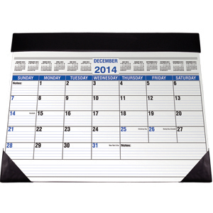 Picture of Full Size Desk Planner w/ Black Vinyl Trim