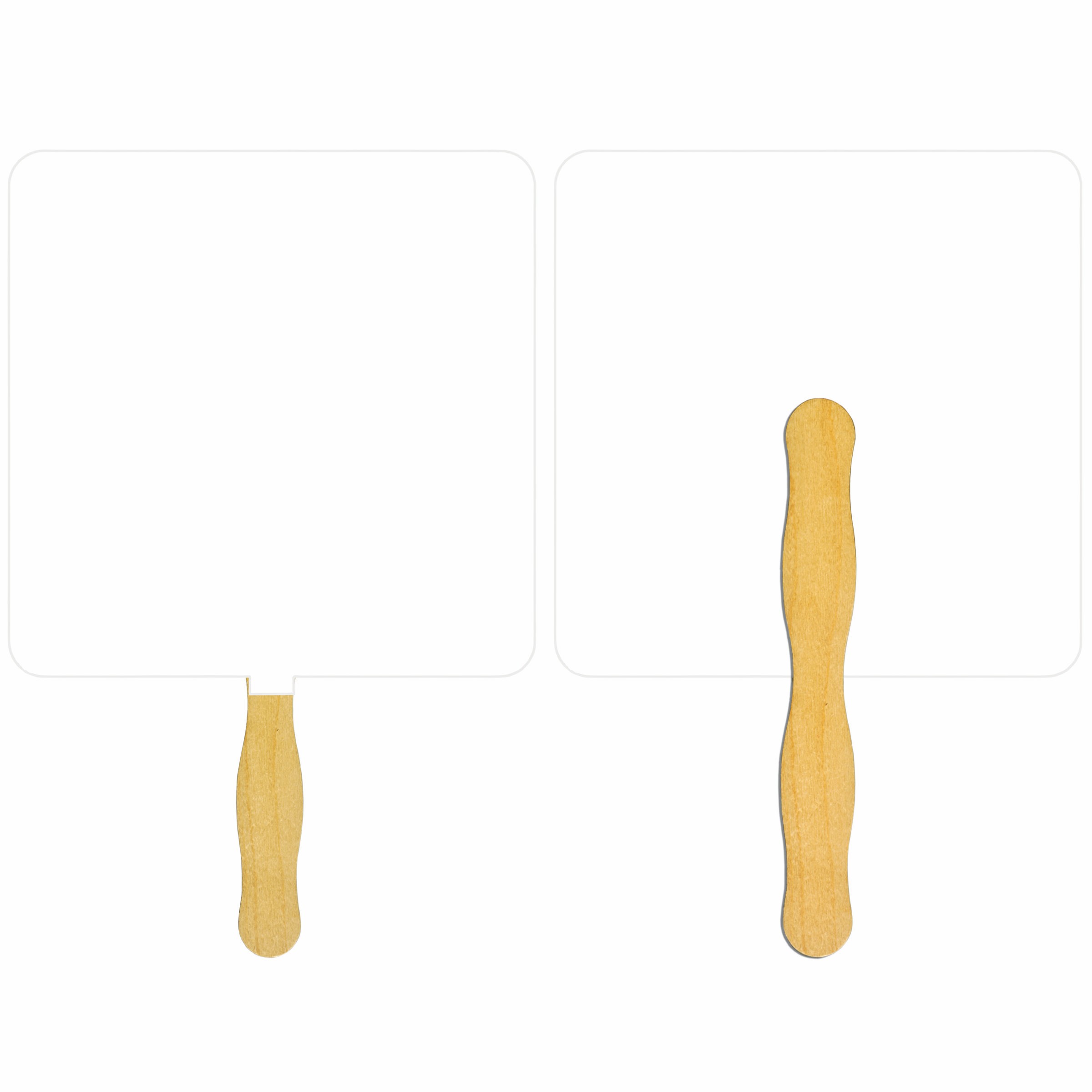Picture of Square Glued Hand Fan (1 Side/ 1 imprint color)