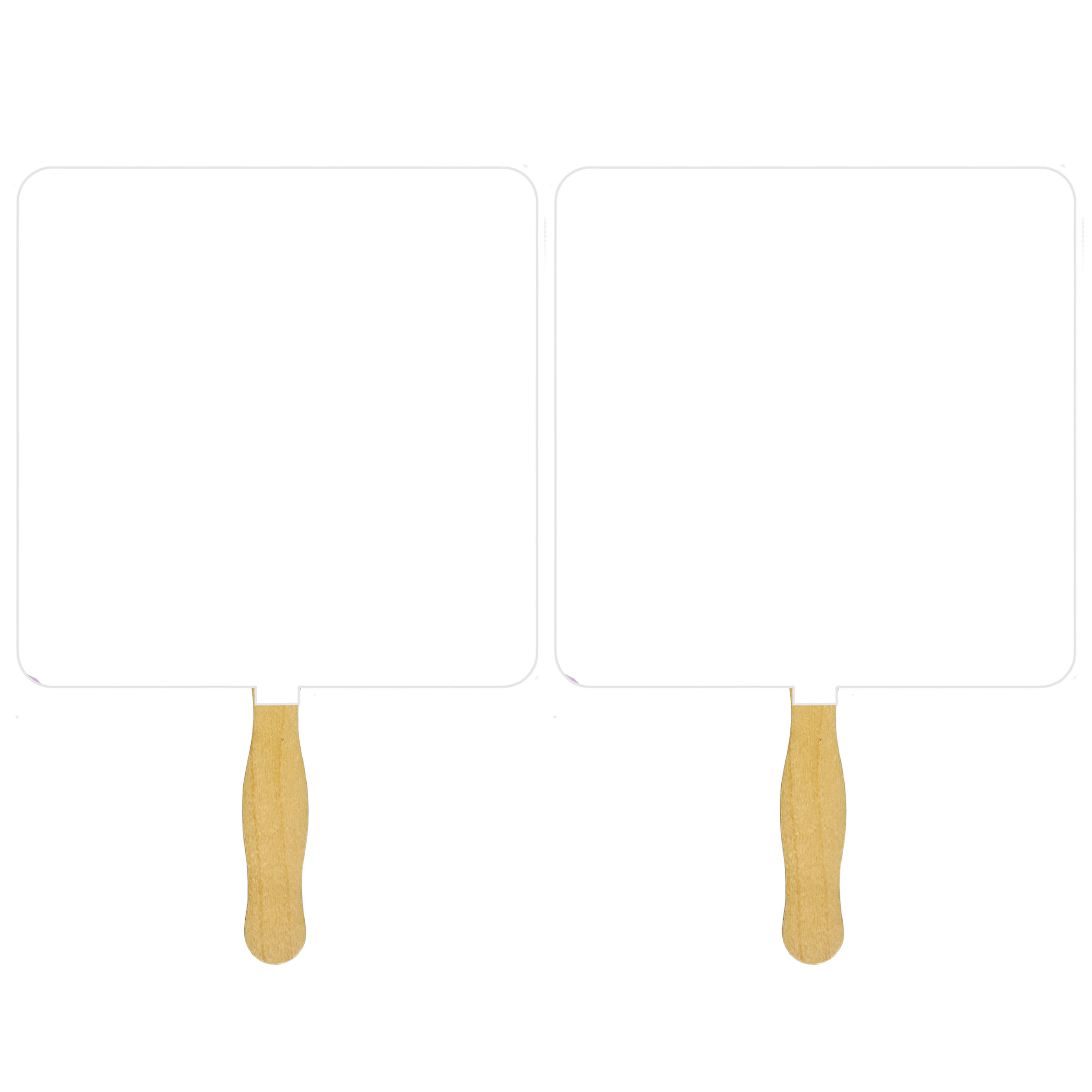 Picture of Square Sandwiched Hand Fan (2 Side/ 1 imprint color)