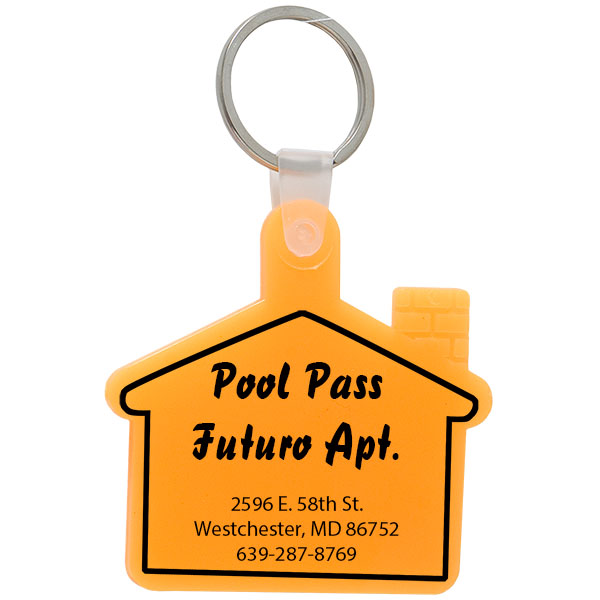 Picture of Soft Squeezable Key Tag (House)
